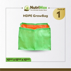 HDPE 200 GSM Growbags 12 x 12 x 12 inch Outdoor Plant Bag classic flowerpot  