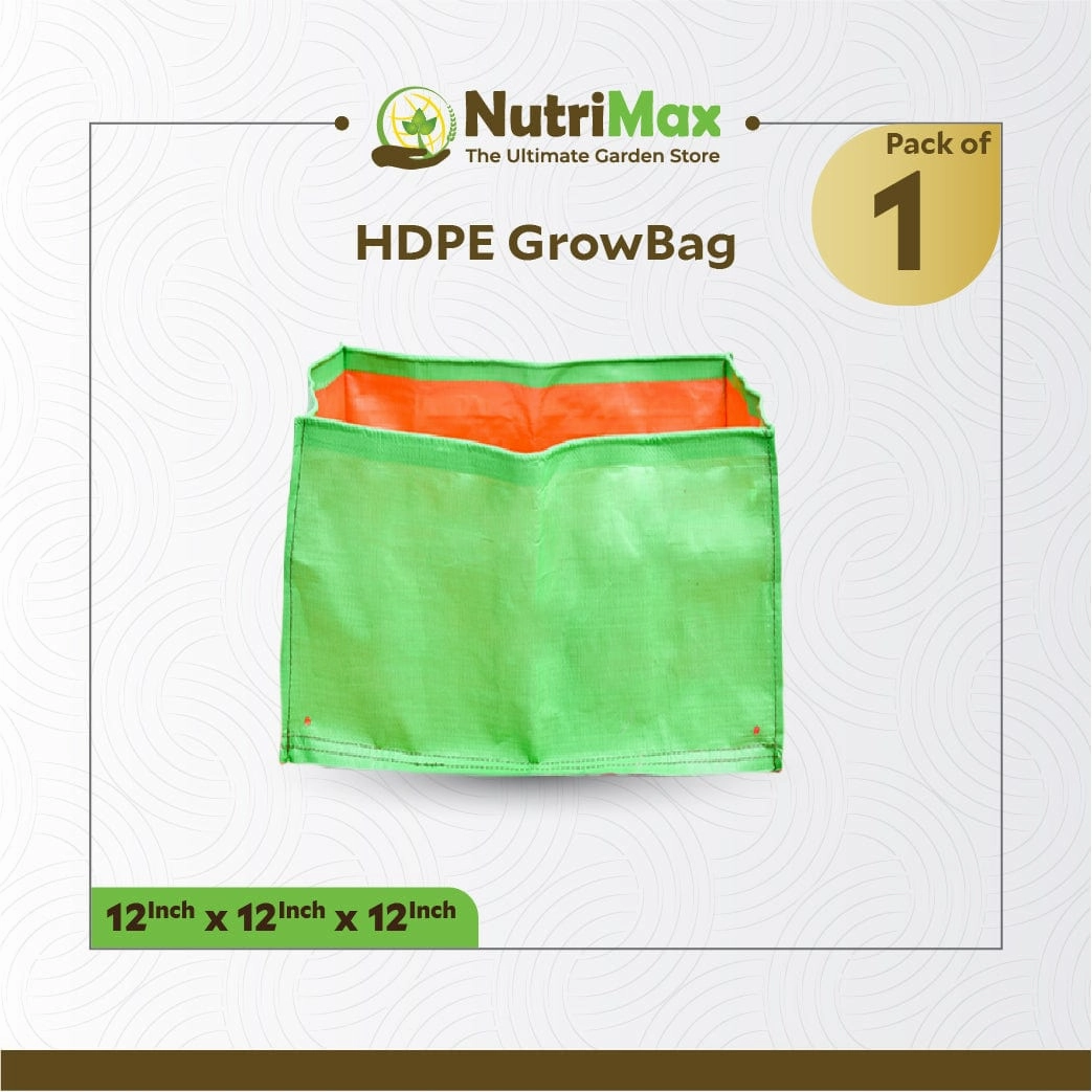 HDPE 200 GSM Growbags 12 x 12 x 12 inch Outdoor Plant Bag classic flowerpot  