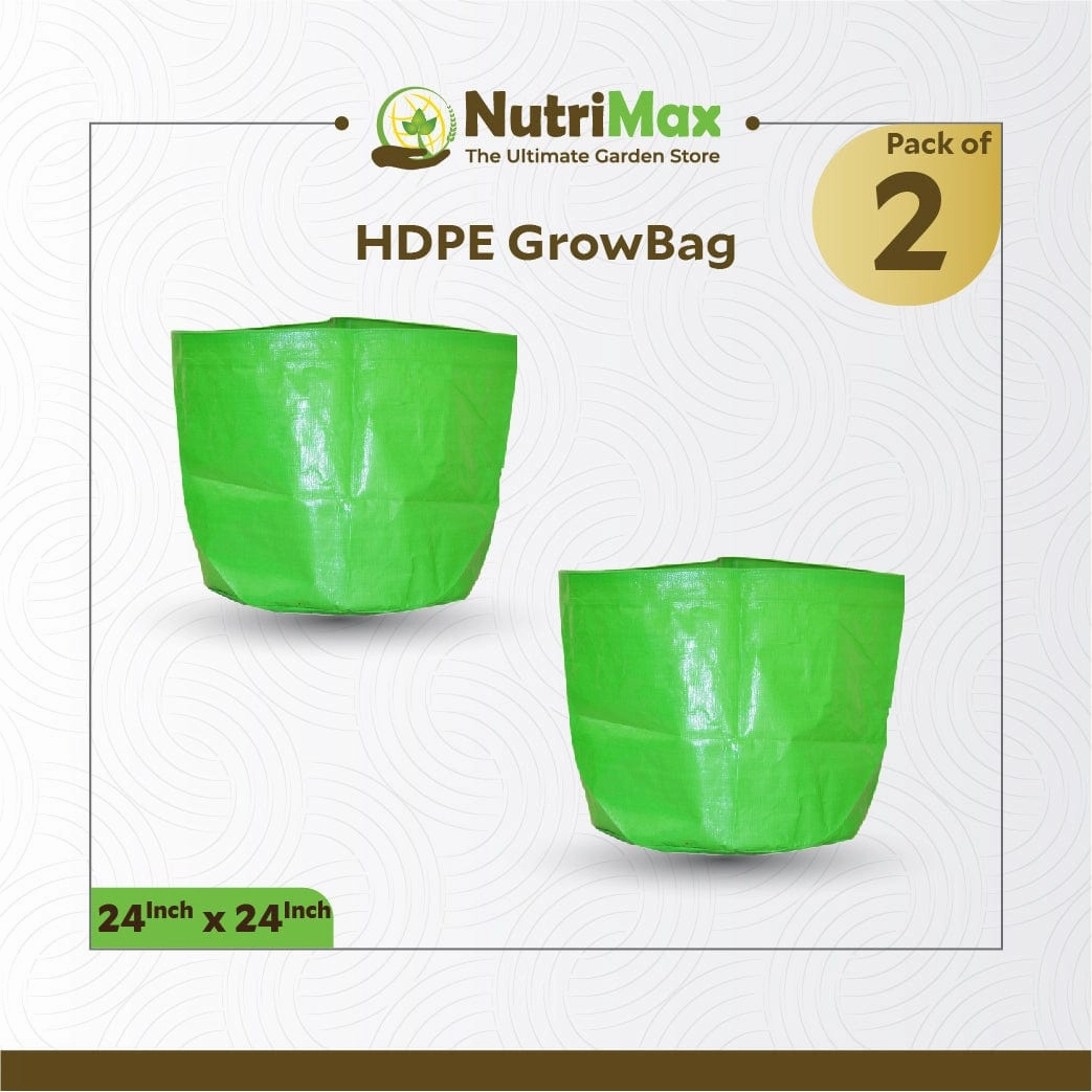 HDPE 200 GSM Growbags 24 inch x 24 inch Outdoor Plant Bag