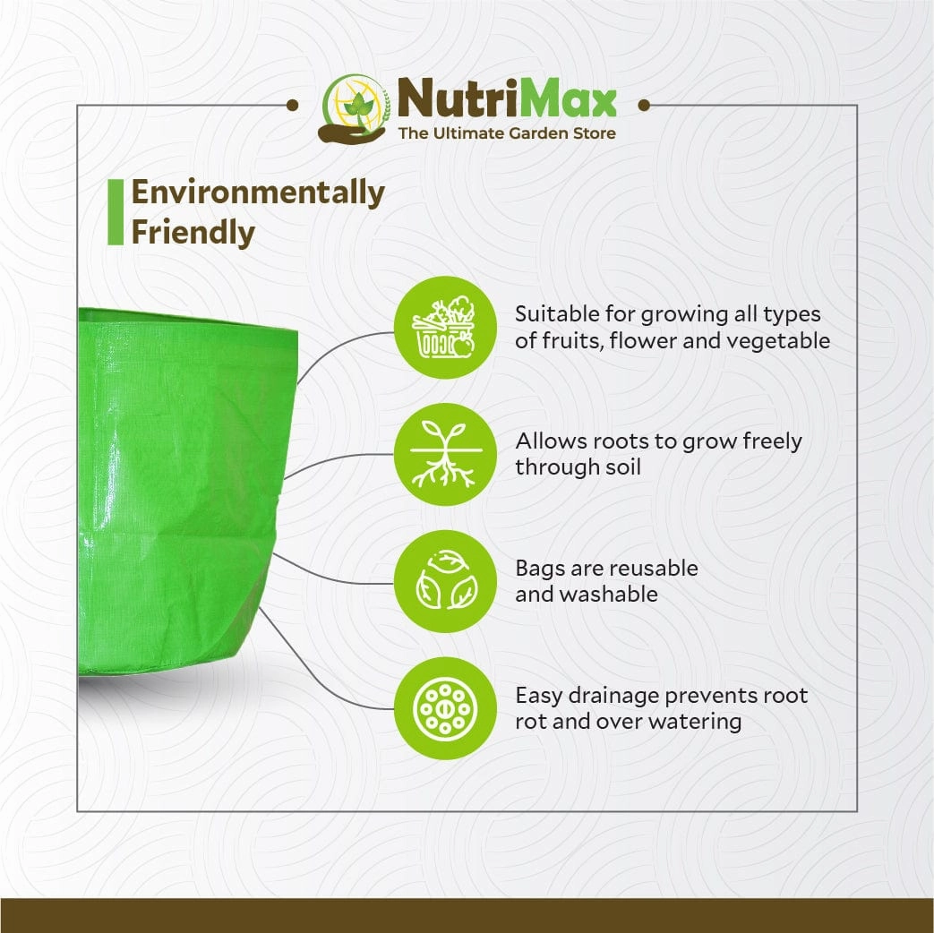 HDPE 200 GSM Growbags 24 inch x 24 inch Outdoor Plant Bag