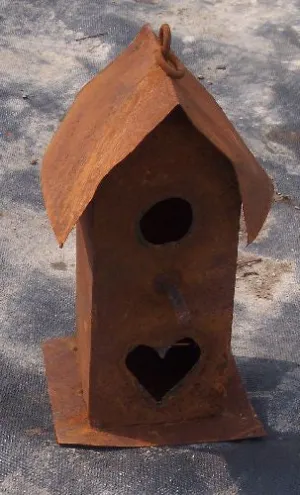 HEART BIRD HOUSE decorative plants  