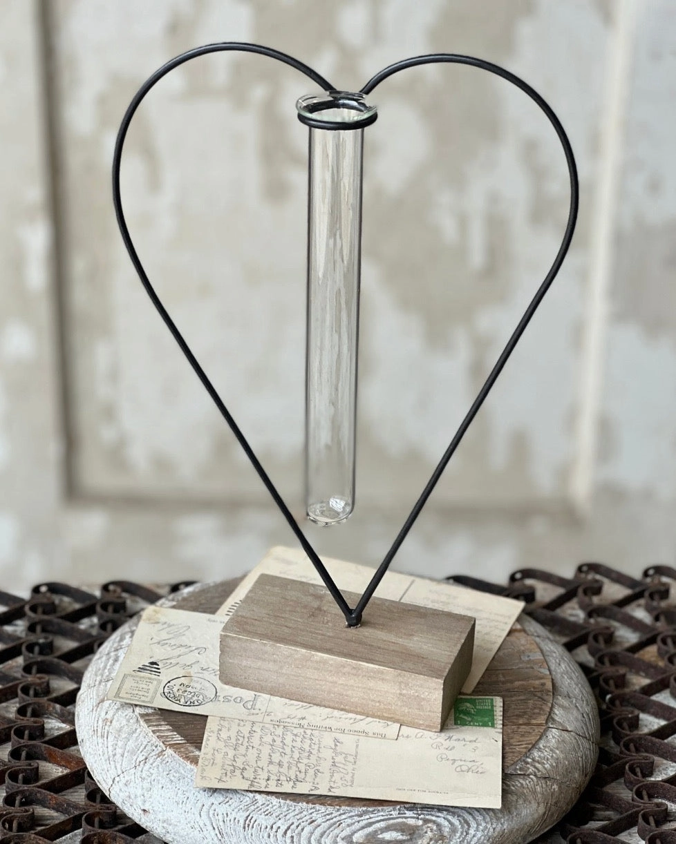 Heart-Shaped Flower Holders