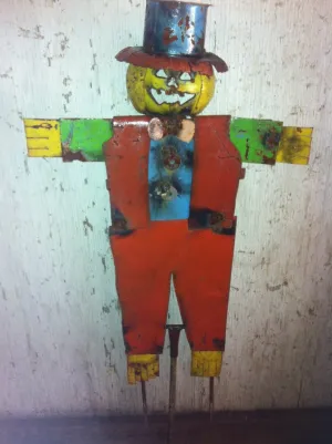 Heavy Metal Scarecrow decorative plants  