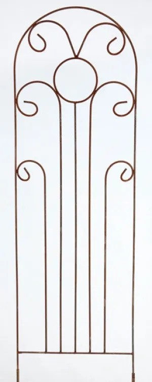 Heavy Solid Steel Tall Round Top Circle Trellis decorative plants  