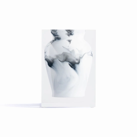 Henry - Bud Vase White Marble