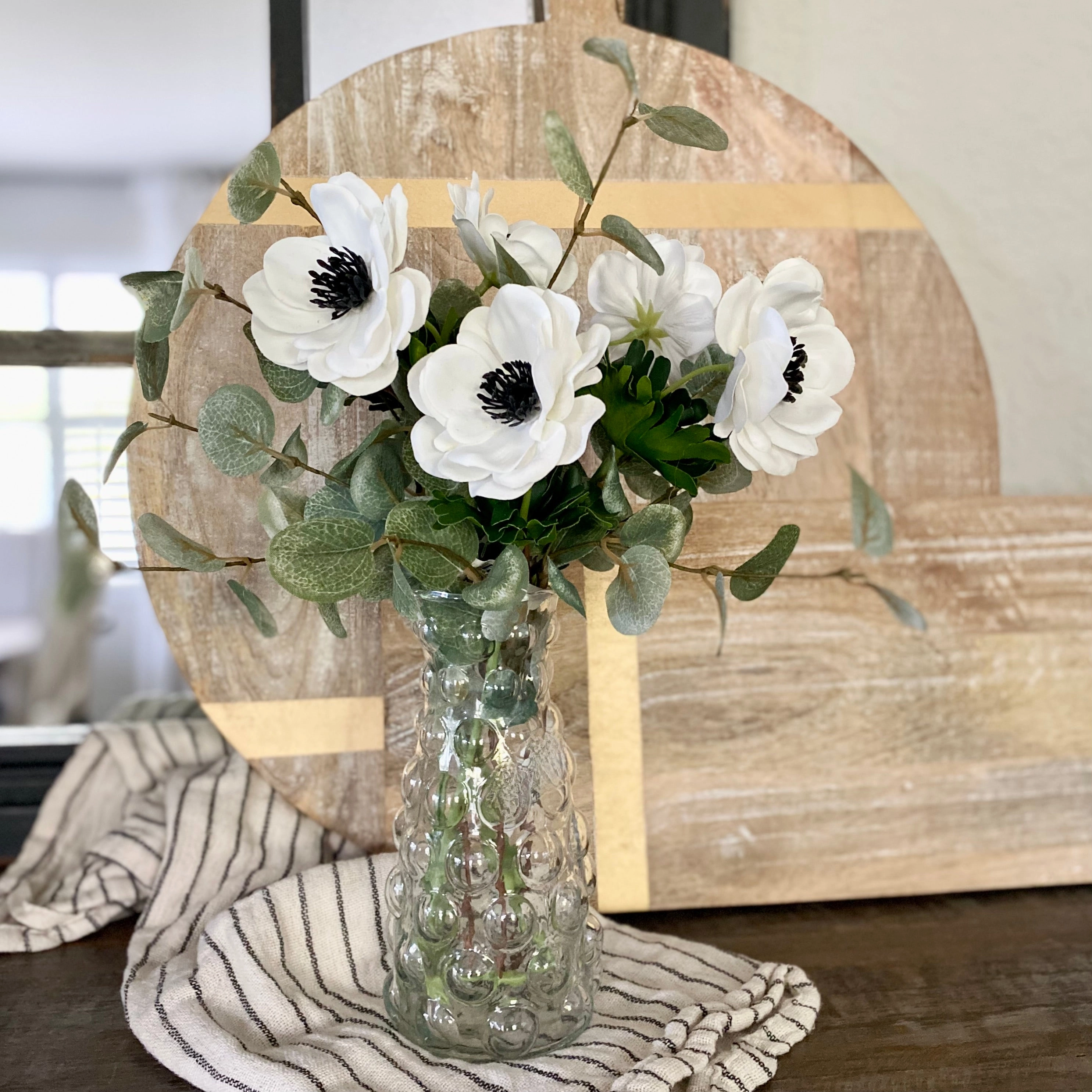 Hobnail Glass Vases