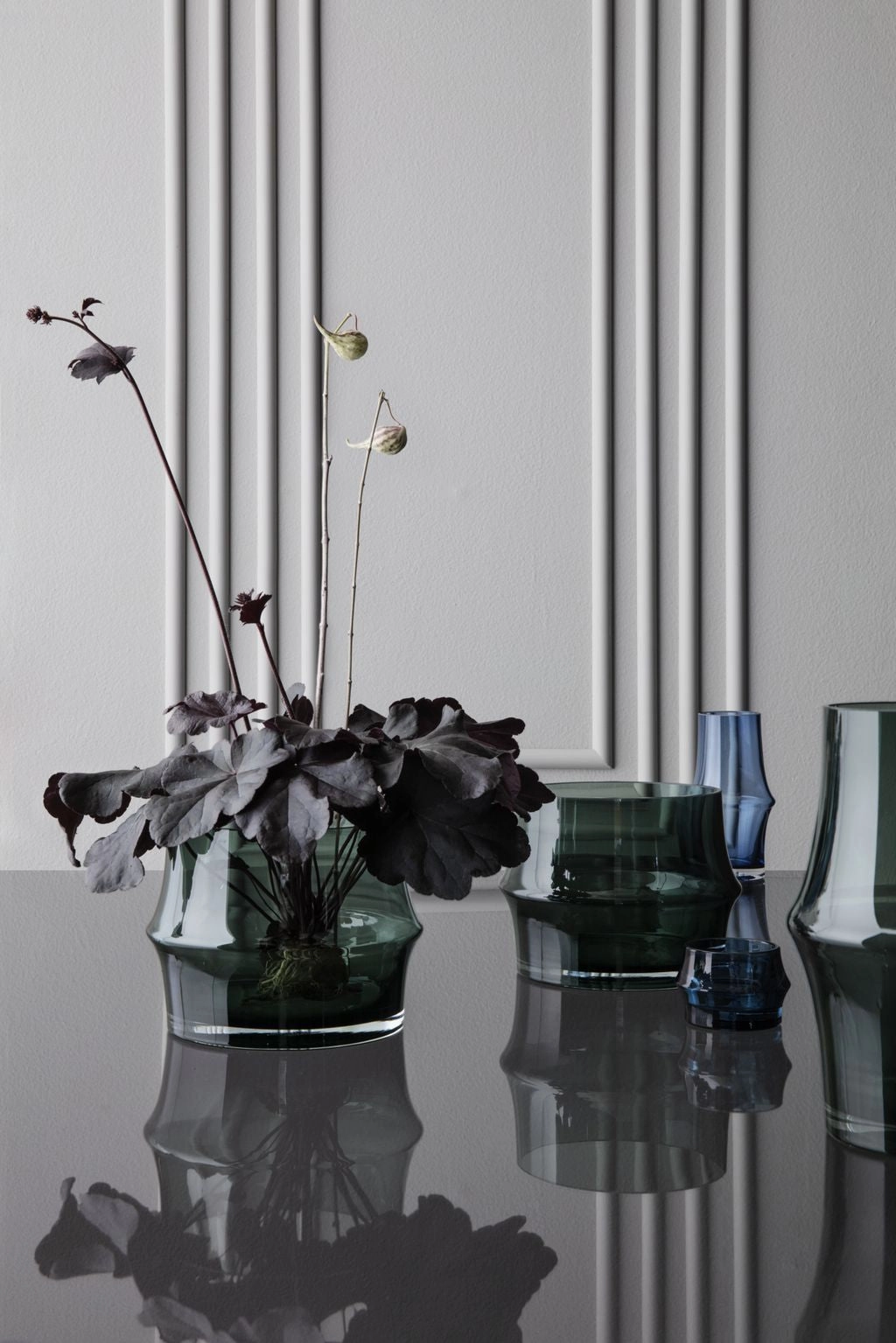 Holmegaard Arc Planter ?14.5 Cm, Dark Green