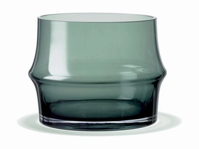 Holmegaard Arc Planter ?14.5 Cm, Dark Green dried green plant  