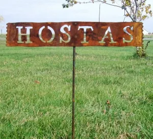Hosta's Sign Yard Stake/Pot Stake decorative plants  
