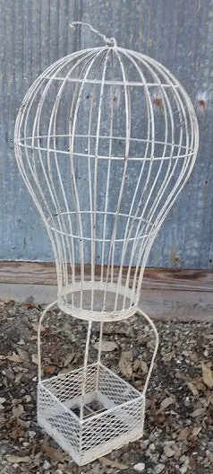 Hot Air Balloon with Planting Basket decorative plants  