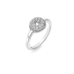 Hot Diamonds Forever Sterling Silver White Topaz Ring
