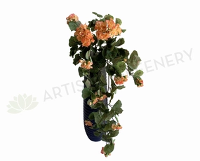 HP0042 Hanging Geranium Bush 77cm Peach Colour indoor plant stand  
