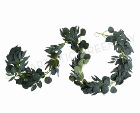HP0077 Eucalyptus & Gum Leaves Garland 200cm xl flower pot  