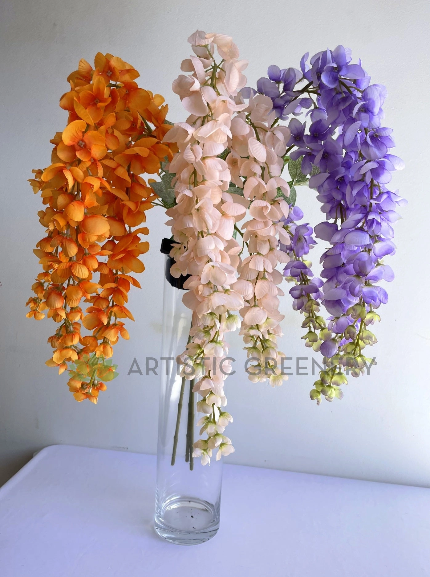 HP0086 Hanging Wisteria 112cm 3 Colours
