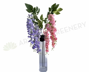 HP0087 Hanging Wisteria 110cm Pink / Lilac outdoor greenery  