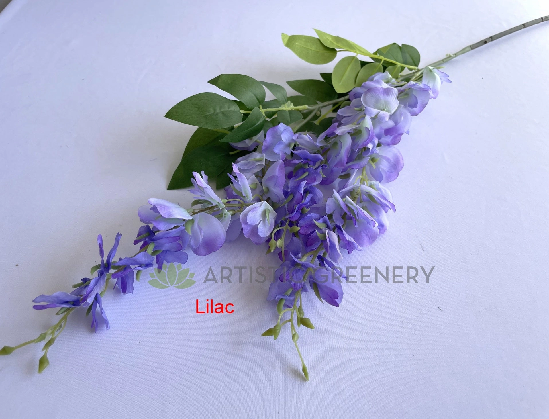 HP0087 Hanging Wisteria 110cm Pink / Lilac