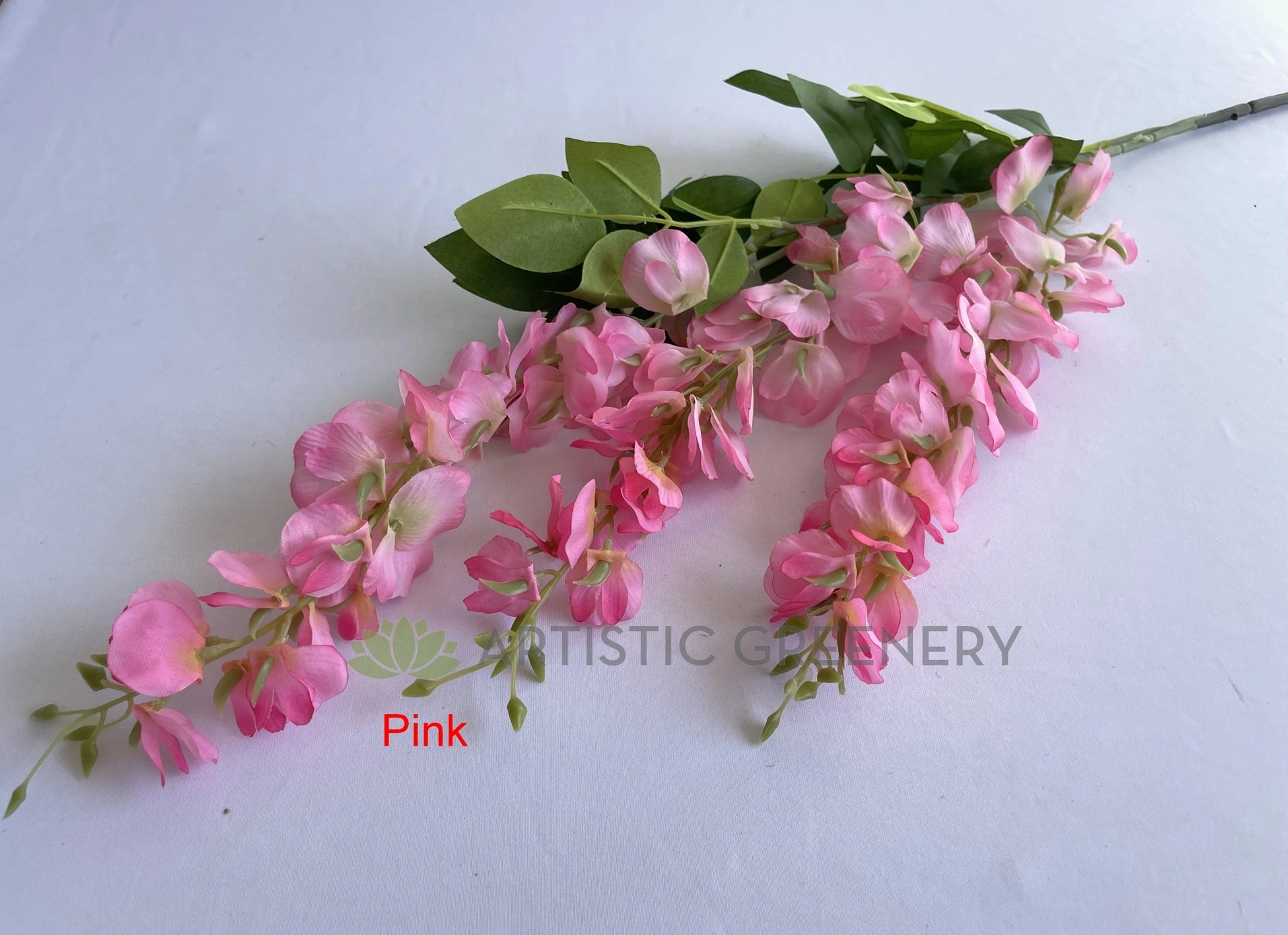 HP0087 Hanging Wisteria 110cm Pink / Lilac