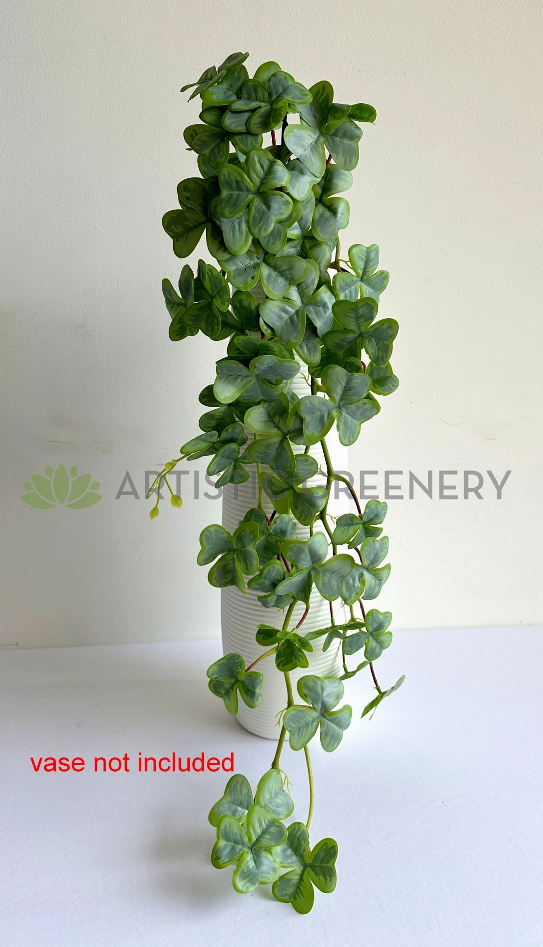 HP0106 Hanging Clover Plant (Shamrock)82cm Green