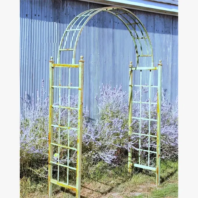 Iron Arbor Simple Lattice Style No Bolts Tube Arch
