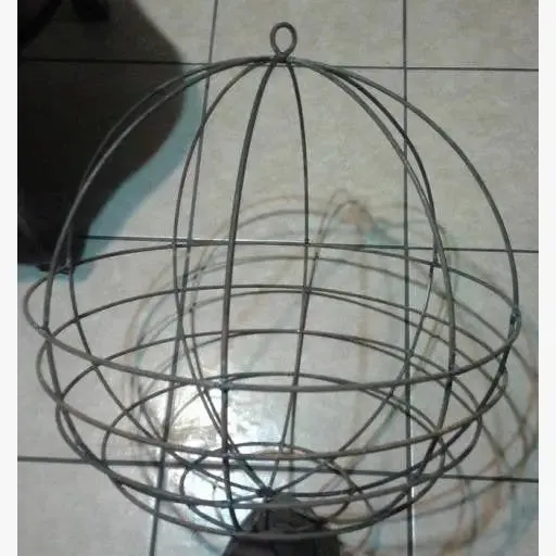 Iron Hanging Basket Spear with Hook