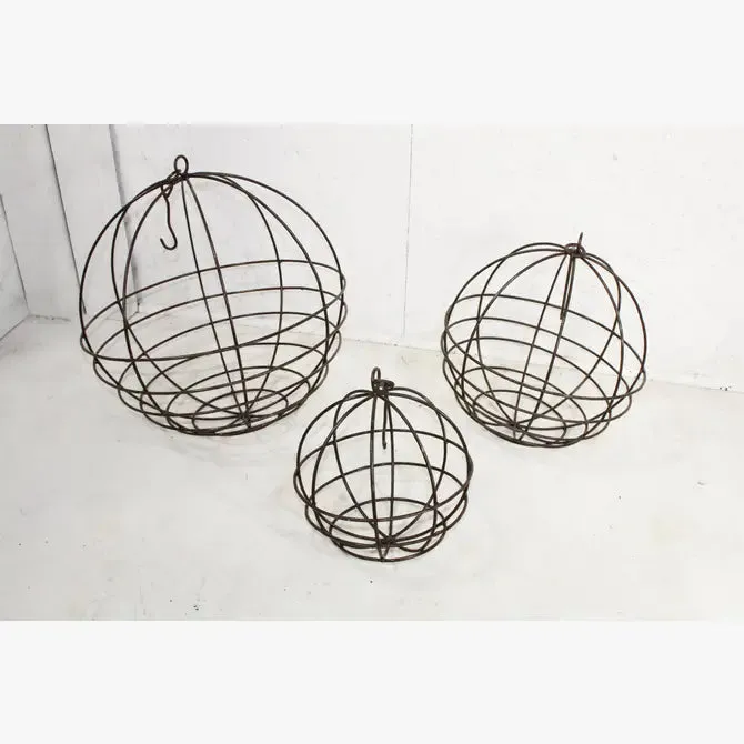 Iron Hanging Basket Spear with Hook