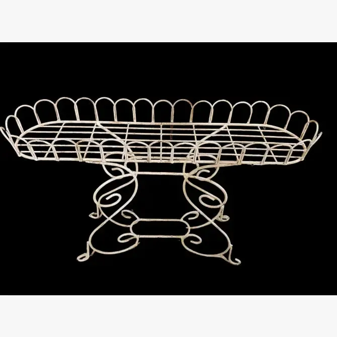 Iron Looped Long Planter Elegant Designs