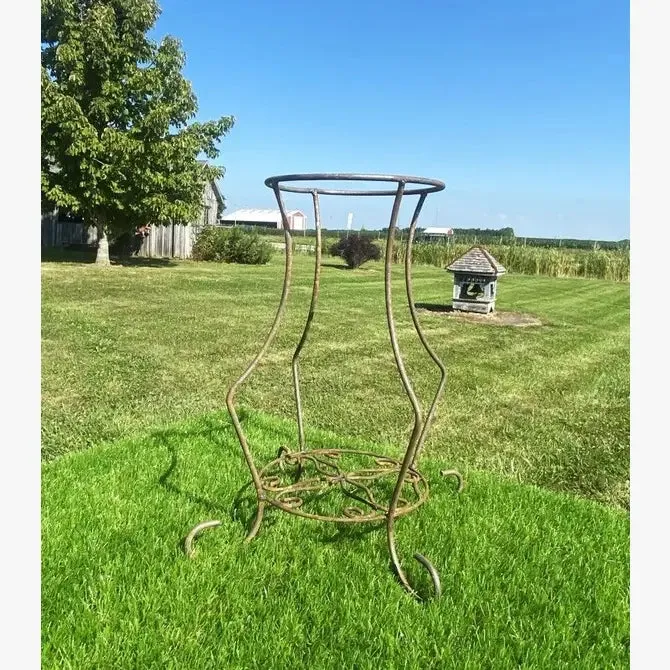Iron Pot Holder or Gazing Ball Stand Various Sizes