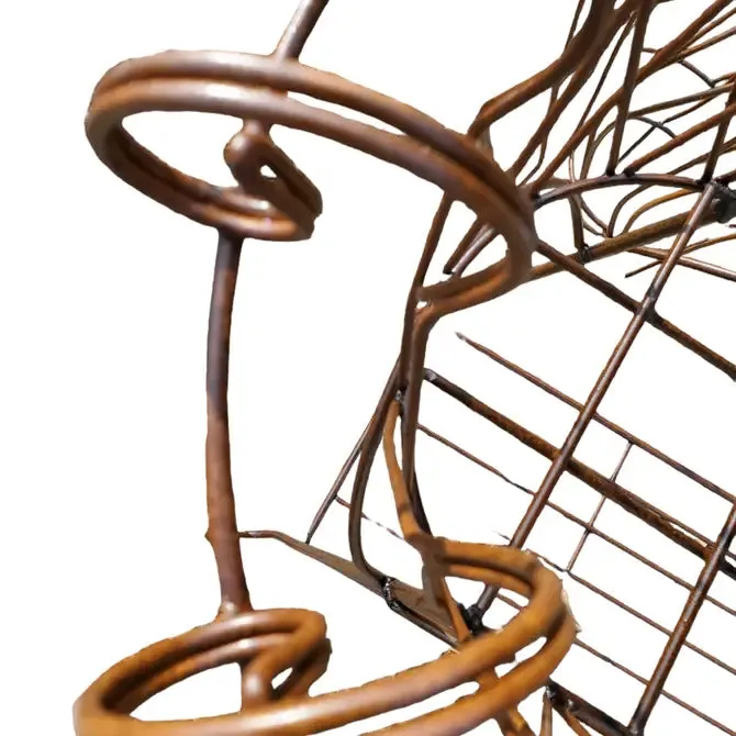 Iron Stick Man Topiary Forms Plant Support Tower Set of 3