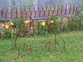 Iron Looped Long Planter Elegant Designs cactus succulent plant  