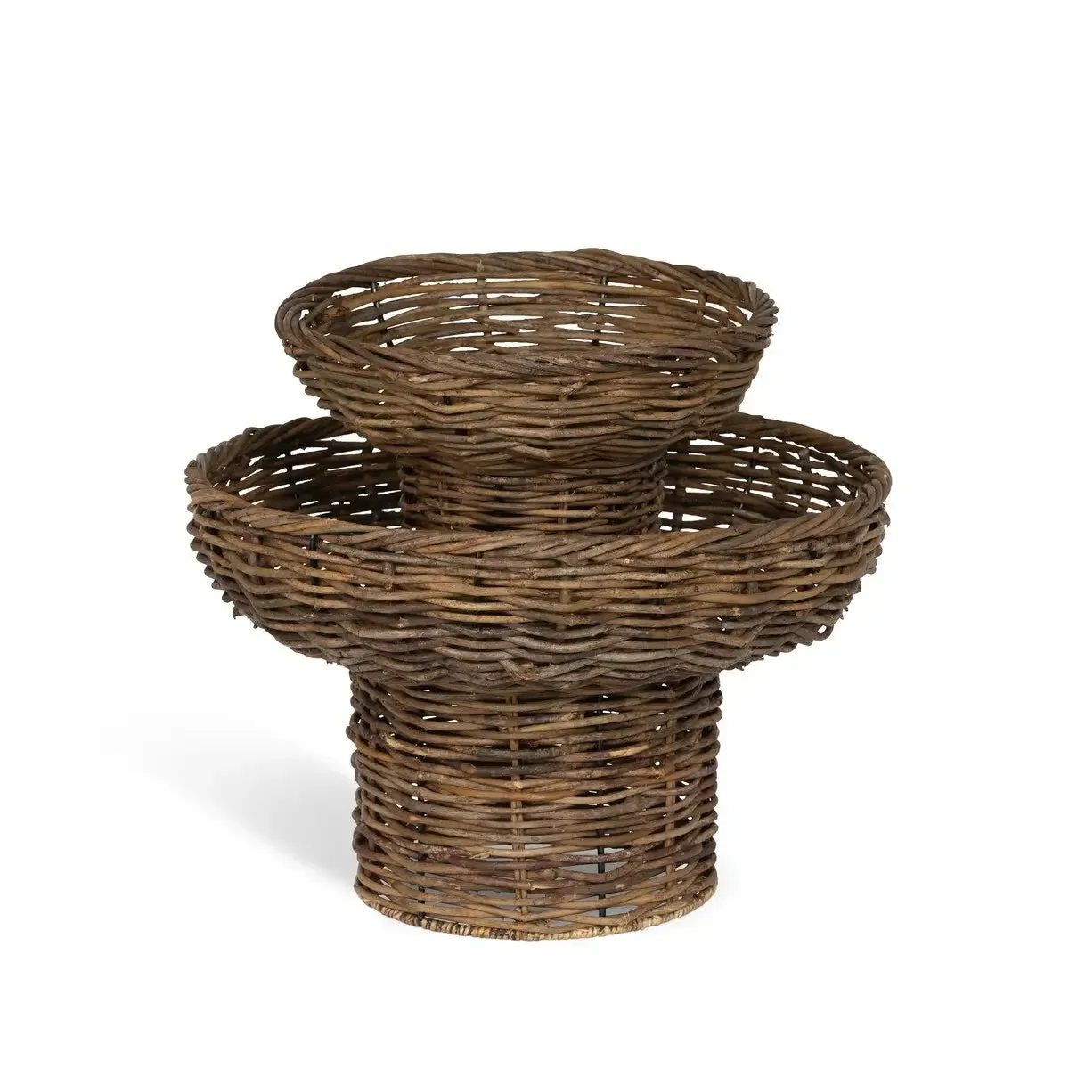 Island Palm Decorative Pedestal Set