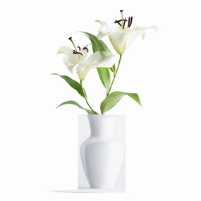 Joseph Vase - Hamptons White mini ornamental plant  