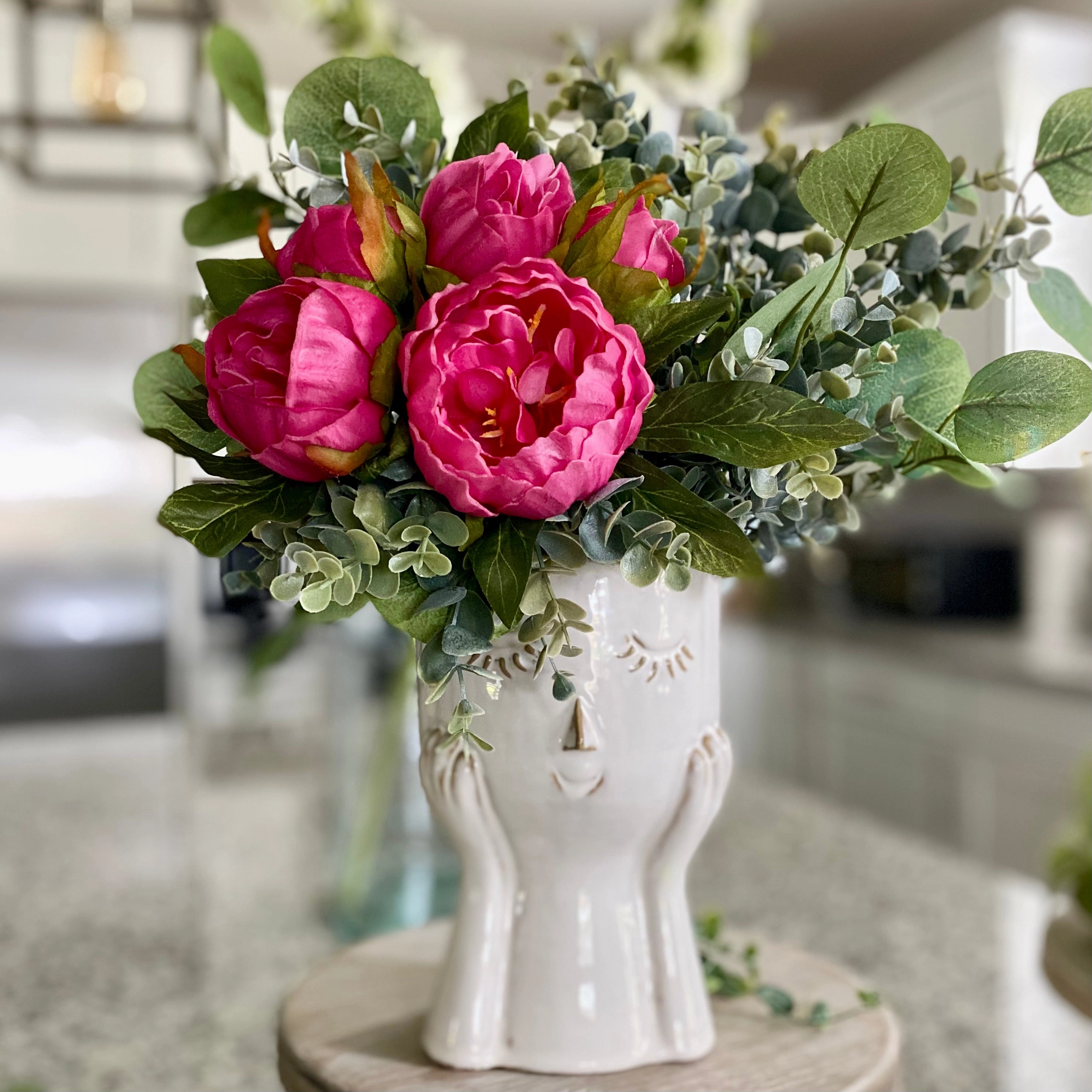 June Face Vase