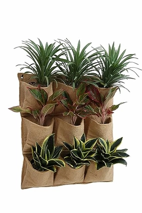 Jute Planter Pot, Standard desktop planter  