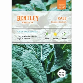 Kale-Lacinato Seed Packet floating plant shelf  