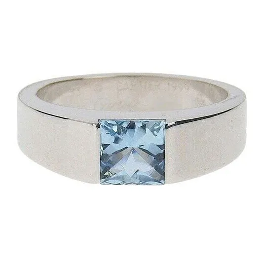 KDY-U1909088 square diamond flat straight arm ring