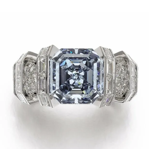 KDY-U6250893 side stone square ring