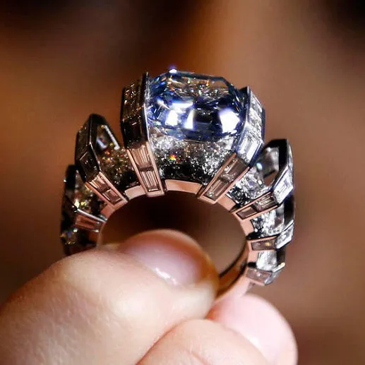 KDY-U6250893 side stone square ring