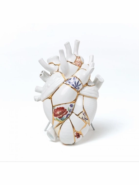 Kintsugi - Heart Vase mini ornamental plant  