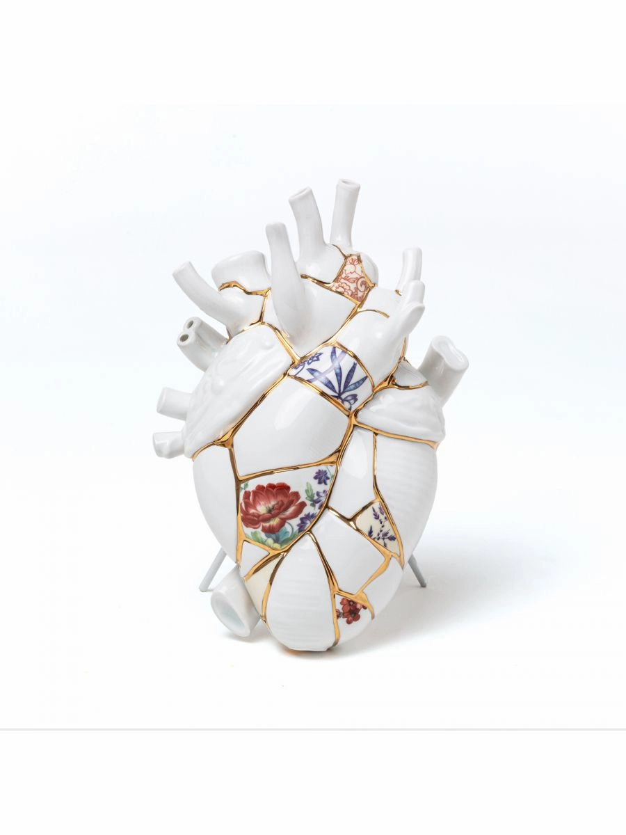 Kintsugi - Heart Vase mini ornamental plant  