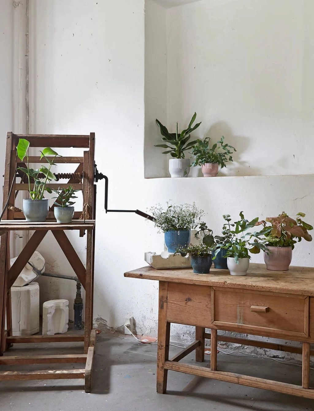 Knabstrup Keramik Flower Planter ? 12,5 Cm, Smoked Blue