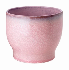 Knabstrup Keramik Flower Pot ? 16,5 Cm, Pink dried green plant  