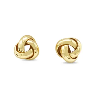 Knot Earrings - 18ct Yellow Gold