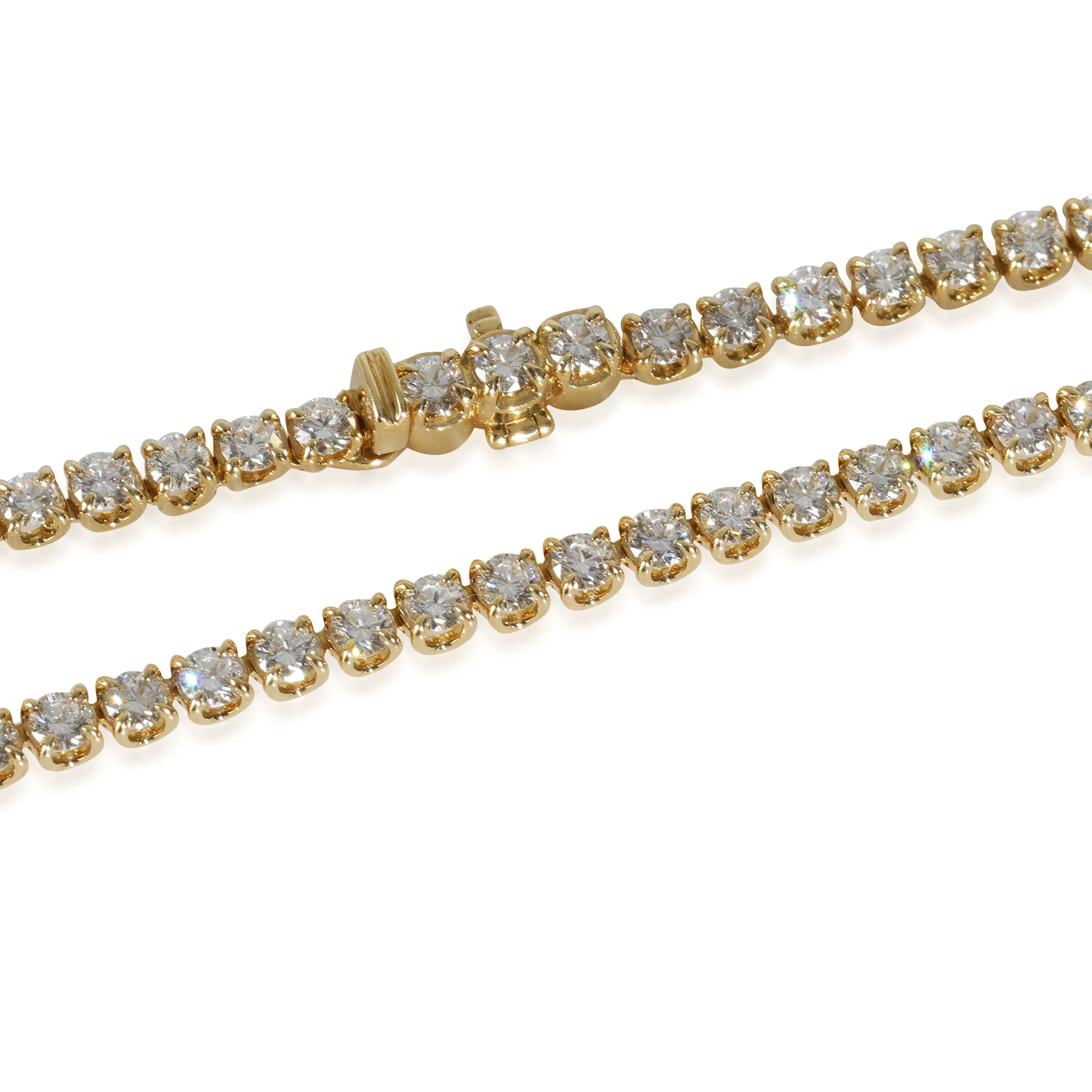 Lab-Grown Diamond Necklace in 18K Yellow Gold 7.11 CTW