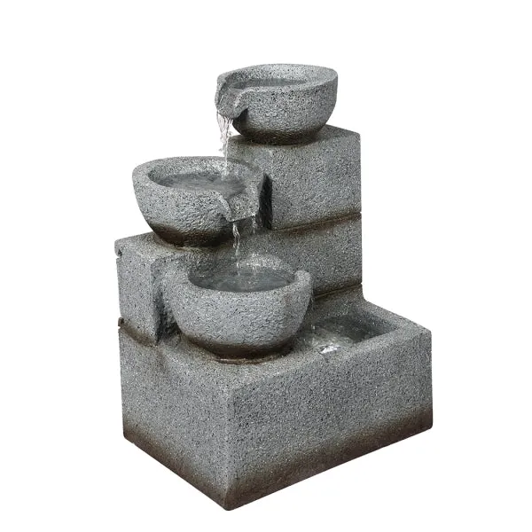 Lambu Electric Fountain Water Bird Bath UM1222-ELE dried flowers  