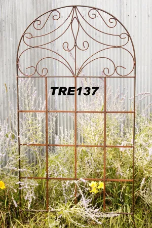 Large Fancy Scroll Trellis Fretwork Lattice Latticework decorative plants  
