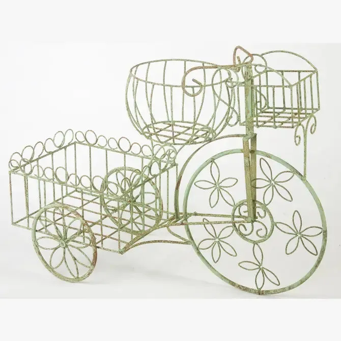 Large Flower Trike with Baskets decorative plants  