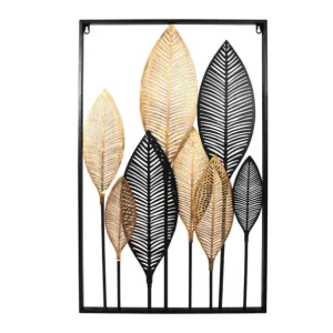 Large Metal Wall Art Leaf Tree Of Life DECO1003 dried flowers  