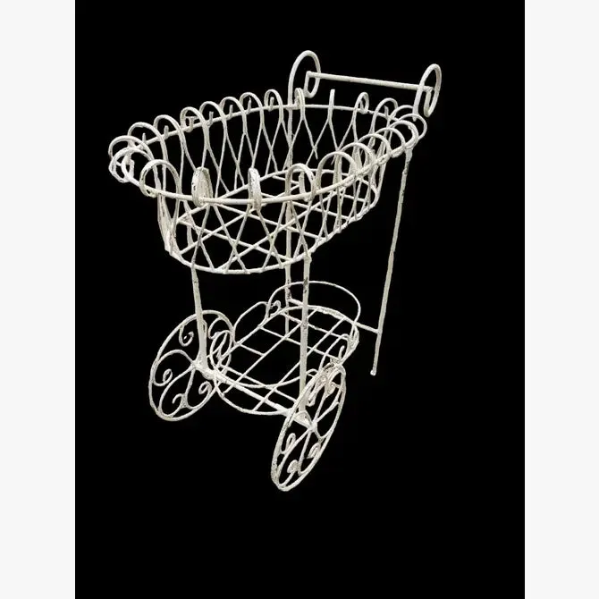 Large Planter Cart with Bottom Shelf Planter Cart on Wheels