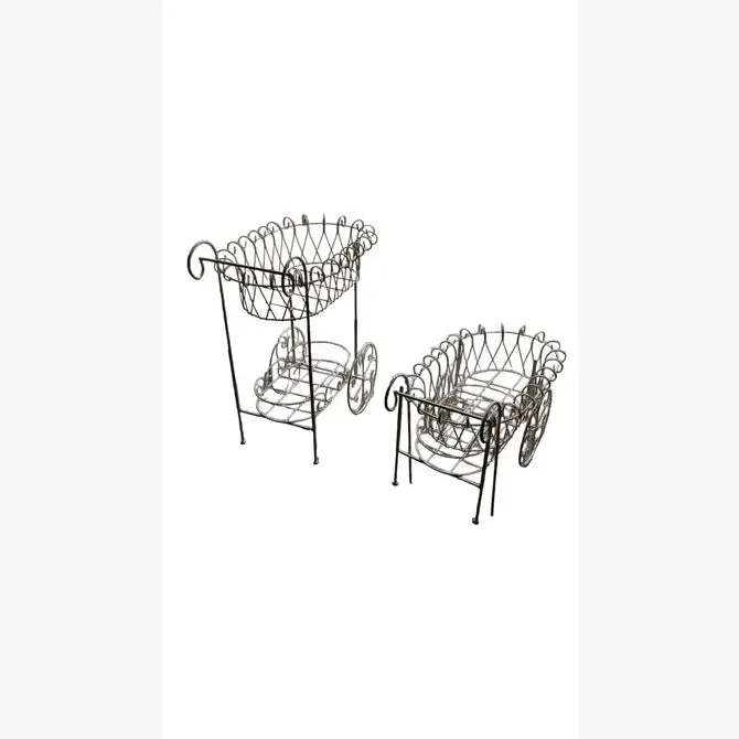 Large Planter Cart with Bottom Shelf Planter Cart on Wheels