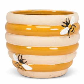 Large Beehive Planter - 5"H plant seeds  